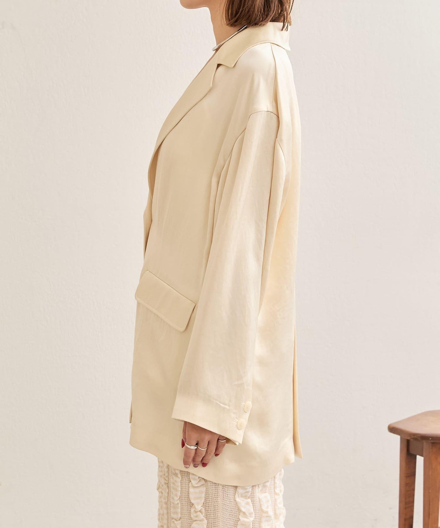 雙面緞面 SHENERY 夾克