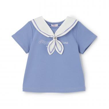 水手領 短袖T恤