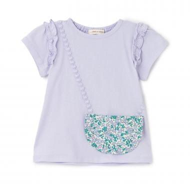 小包裝飾短袖T恤