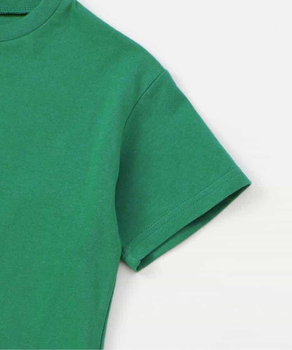 網絡限定 背部字母印花和霓虹圖案 T恤