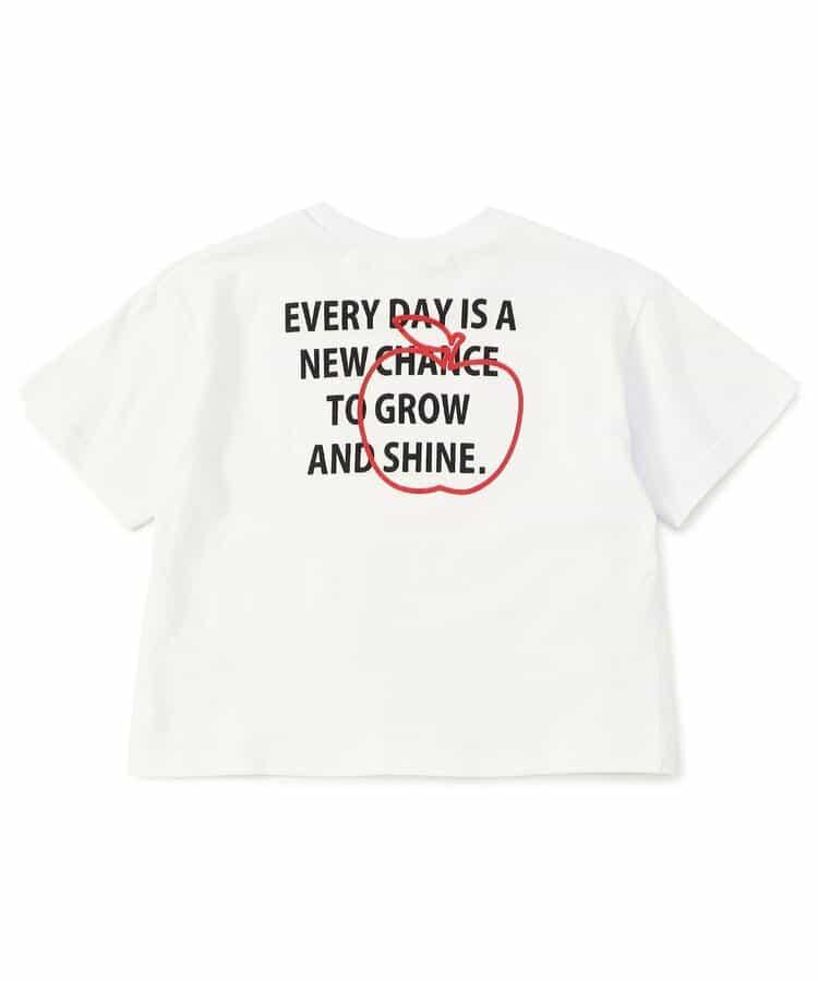 網絡限定 背部字母印花和霓虹圖案 T恤