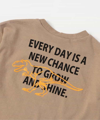 網絡限定 背部字母印花和霓虹圖案 T恤