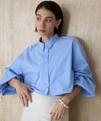 CAPRICIEUX LE'MAGE 泡泡袖短款襯衫