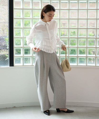 CAPRICIEUX LE'MAGE 下襬荷葉邊設計 襯衫