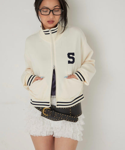 S字Logo 短版設計 運動夾克