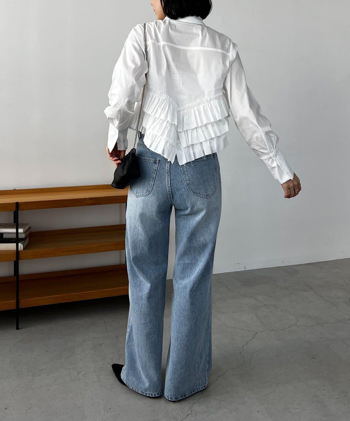 CAPRICIEUX LE'MAGE 下襬荷葉邊設計 襯衫