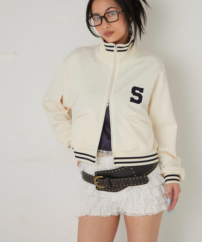 S字Logo 短版設計 運動夾克