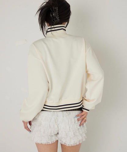 S字Logo 短版設計 運動夾克