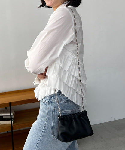 CAPRICIEUX LE'MAGE 下襬荷葉邊設計 襯衫