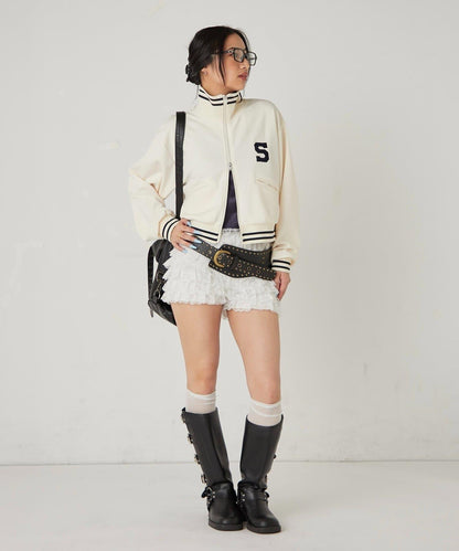 S字Logo 短版設計 運動夾克