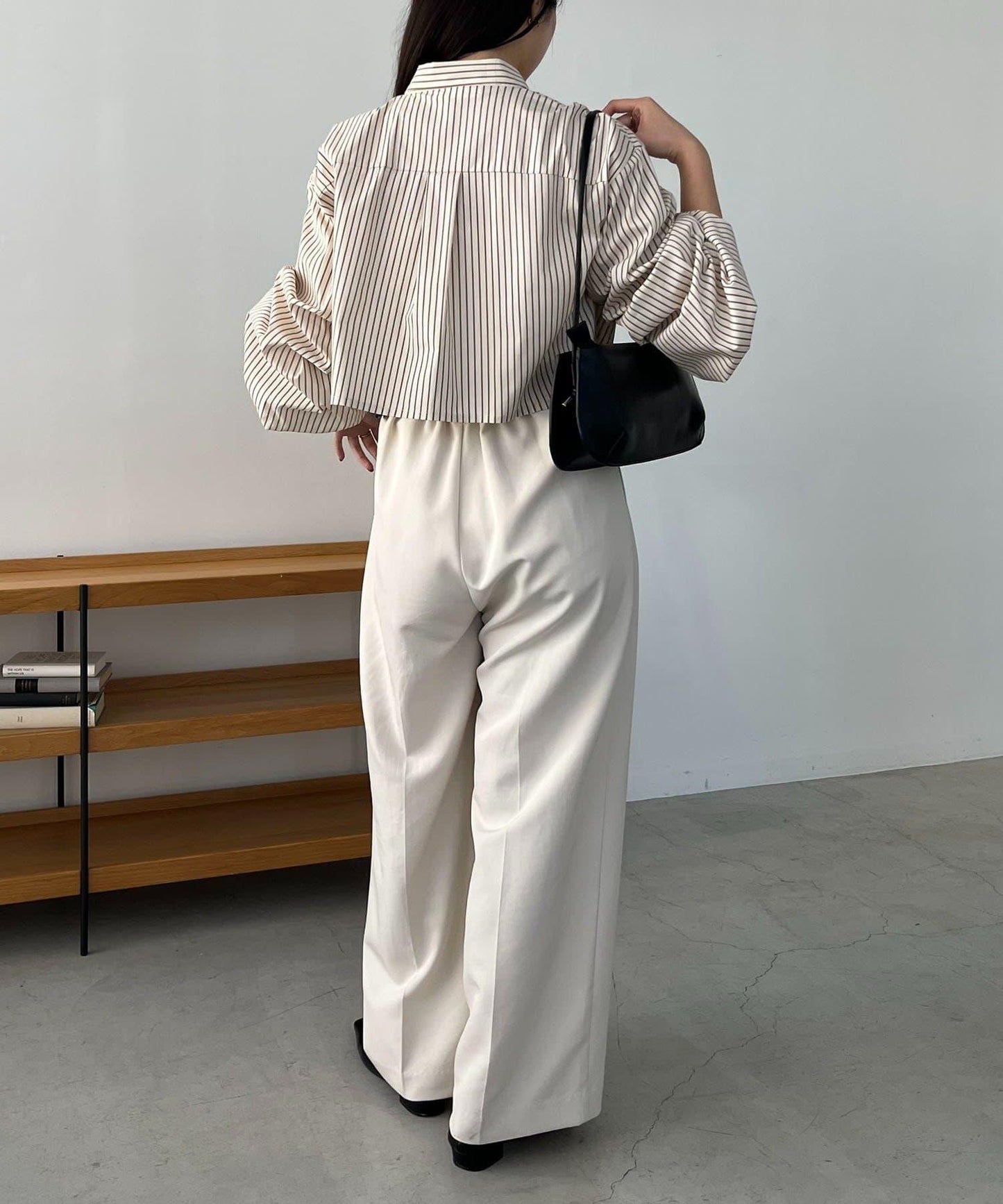 CAPRICIEUX LE'MAGE 泡泡袖短款襯衫