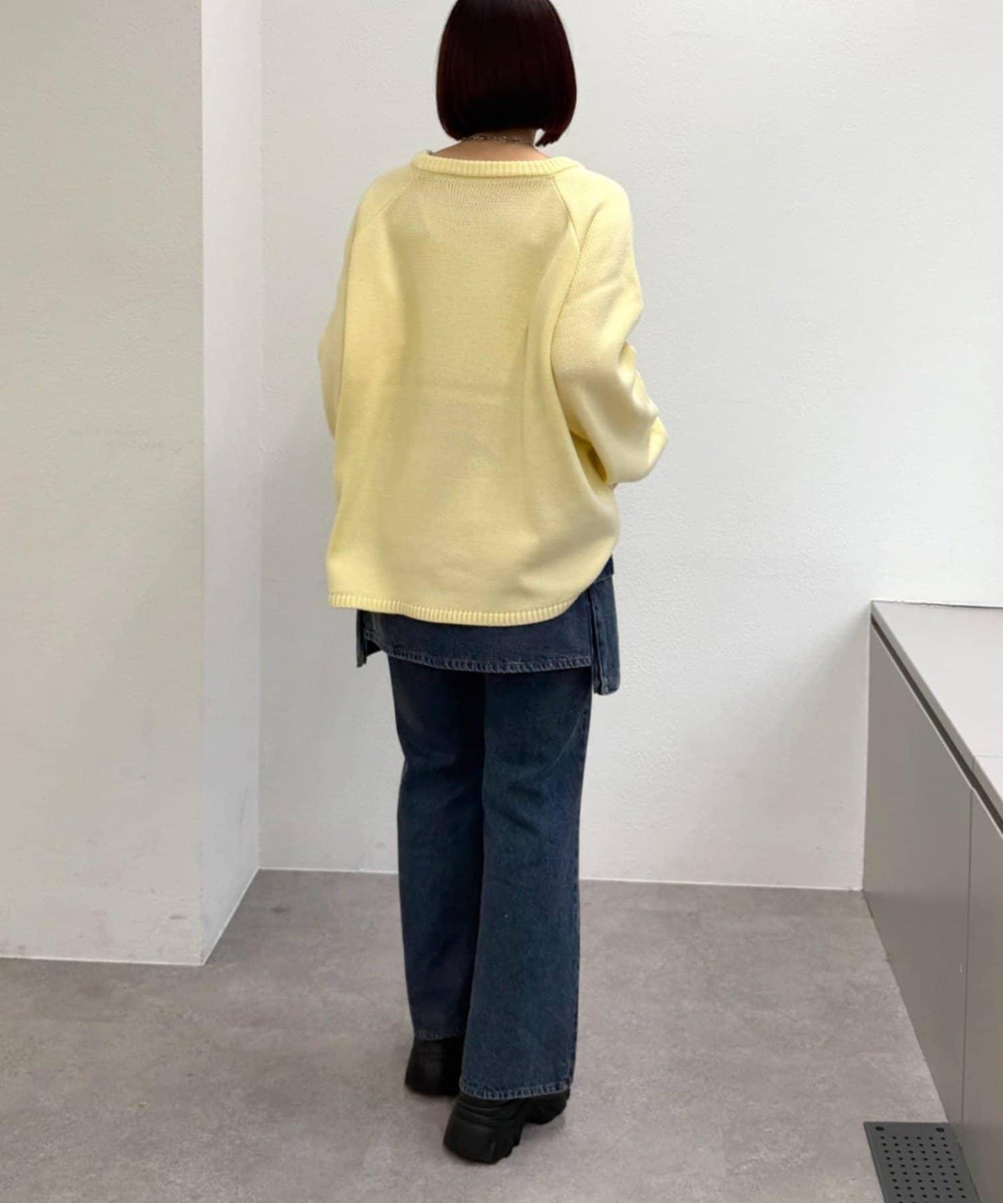 w closet 星條旗圖案針織上衣