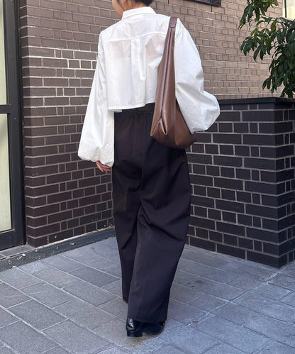 CAPRICIEUX LE'MAGE 泡泡袖短款襯衫