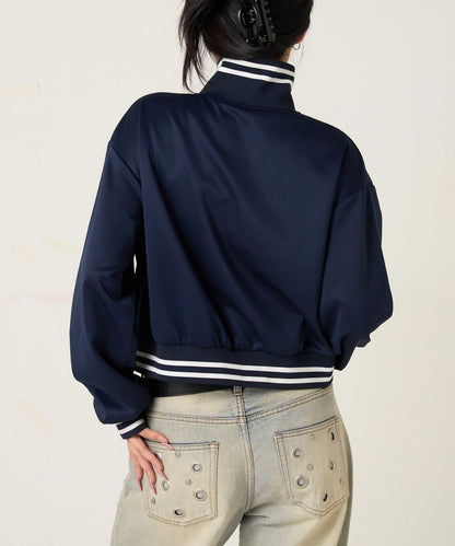 S字Logo 短版設計 運動夾克