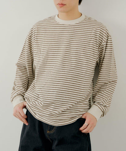 BM 多色條紋 長袖T恤
