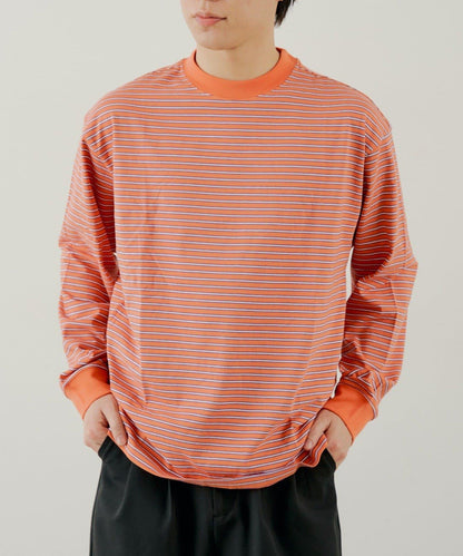 BM 多色條紋 長袖T恤