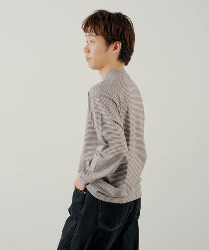 BM 多色條紋 長袖T恤