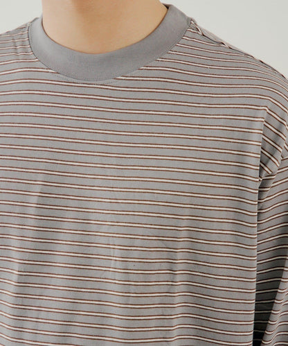 BM 多色條紋 長袖T恤