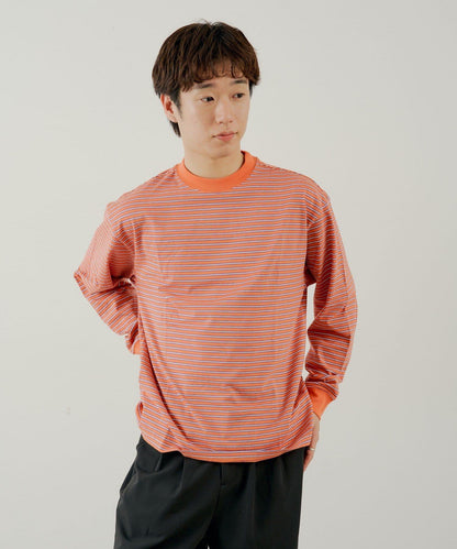 BM 多色條紋 長袖T恤