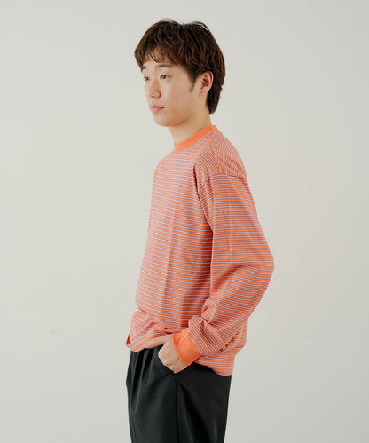 BM 多色條紋 長袖T恤