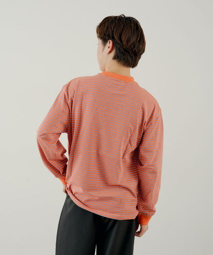 BM 多色條紋 長袖T恤