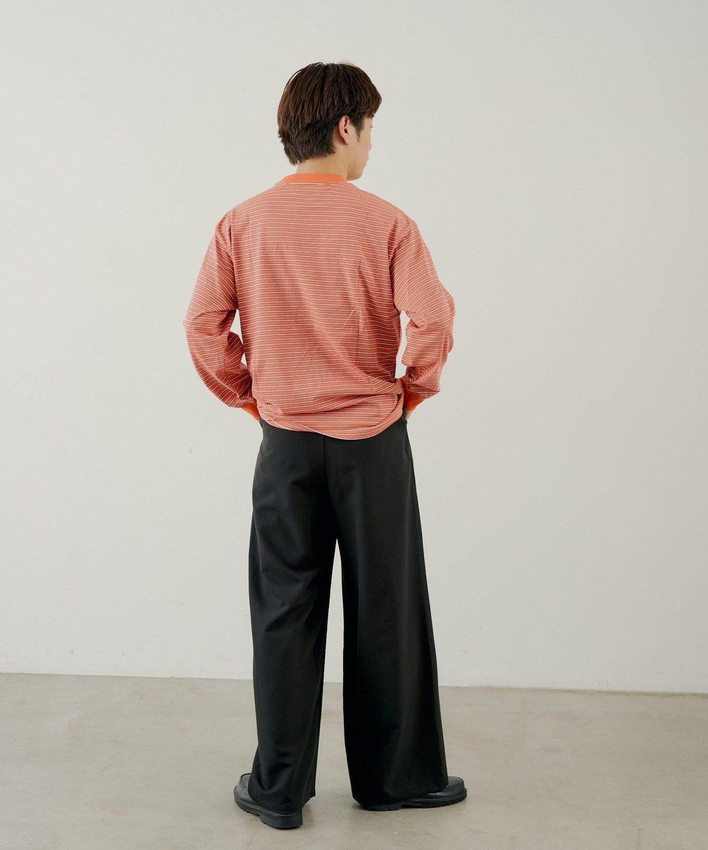 BM 多色條紋 長袖T恤