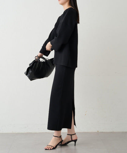 順滑針織修身半身裙