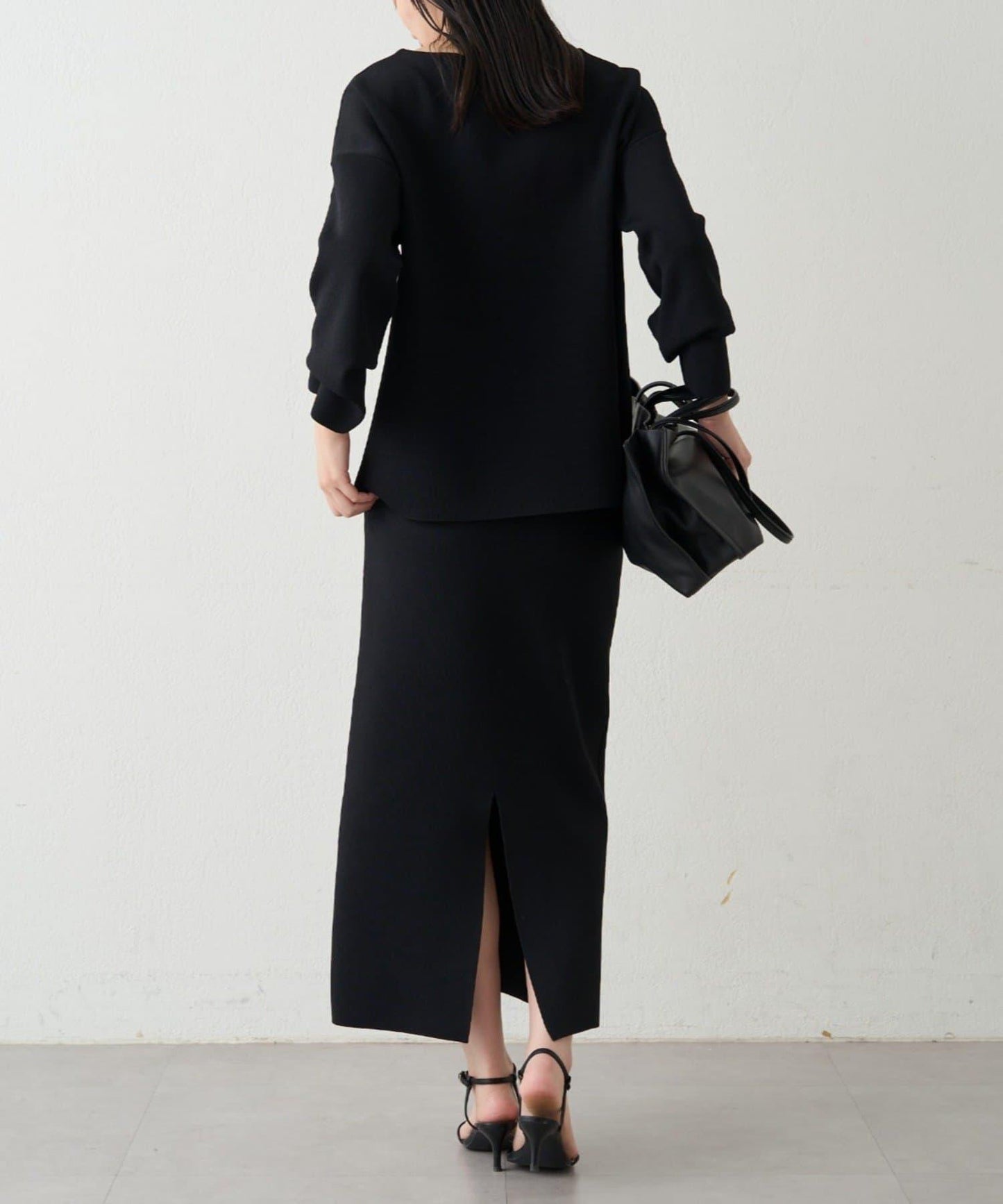 順滑針織修身半身裙