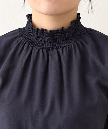 蝴蝶結繫帶 抽褶設計 女襯衫