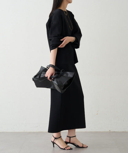 順滑針織修身半身裙