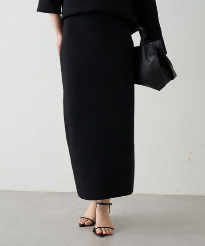 順滑針織修身半身裙