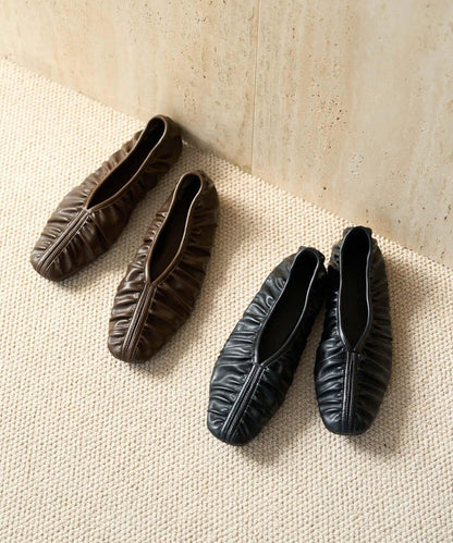 CAPRICIEUX LE'MAGE 褶皺設計 軟質 平底鞋