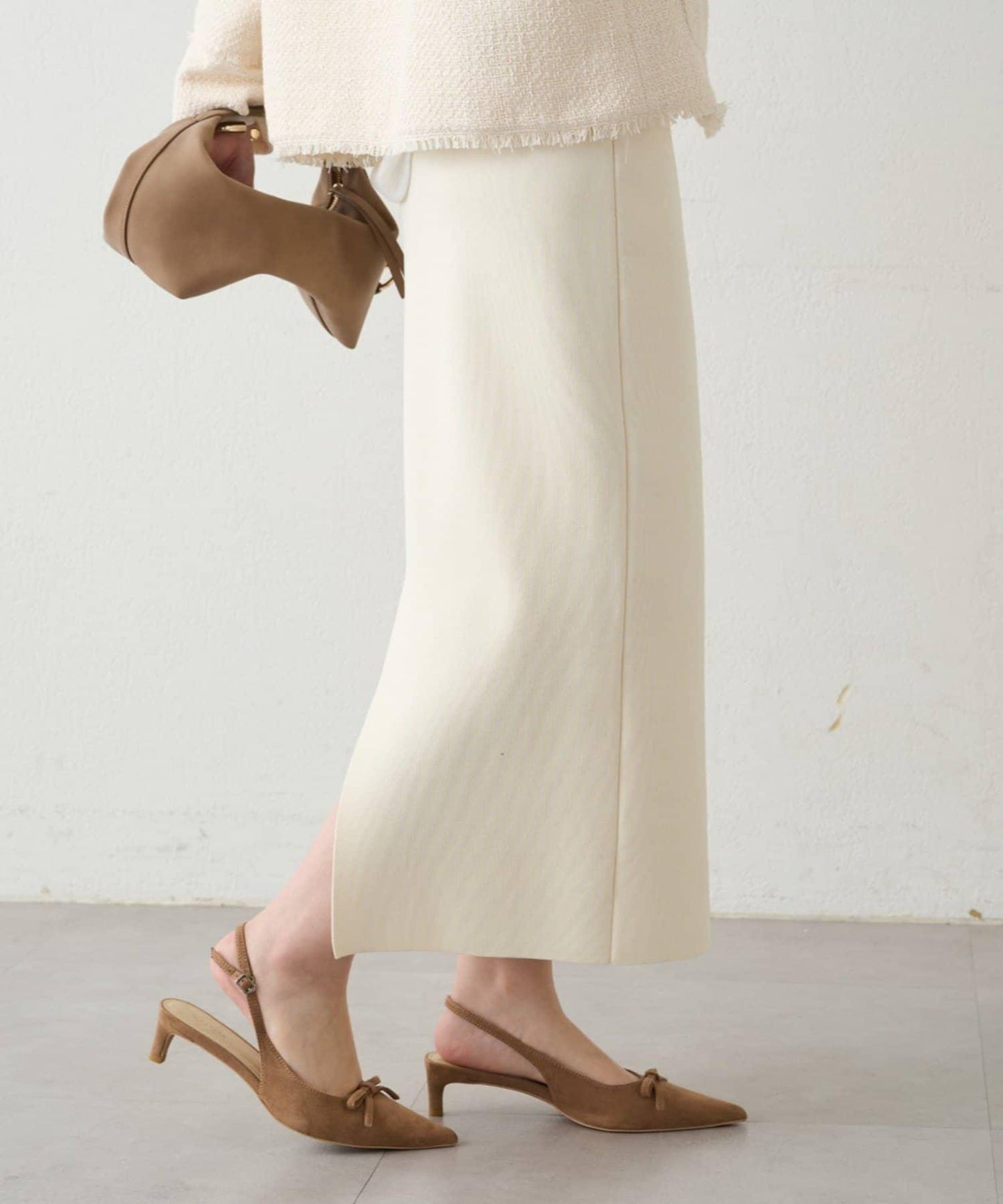 順滑針織修身半身裙