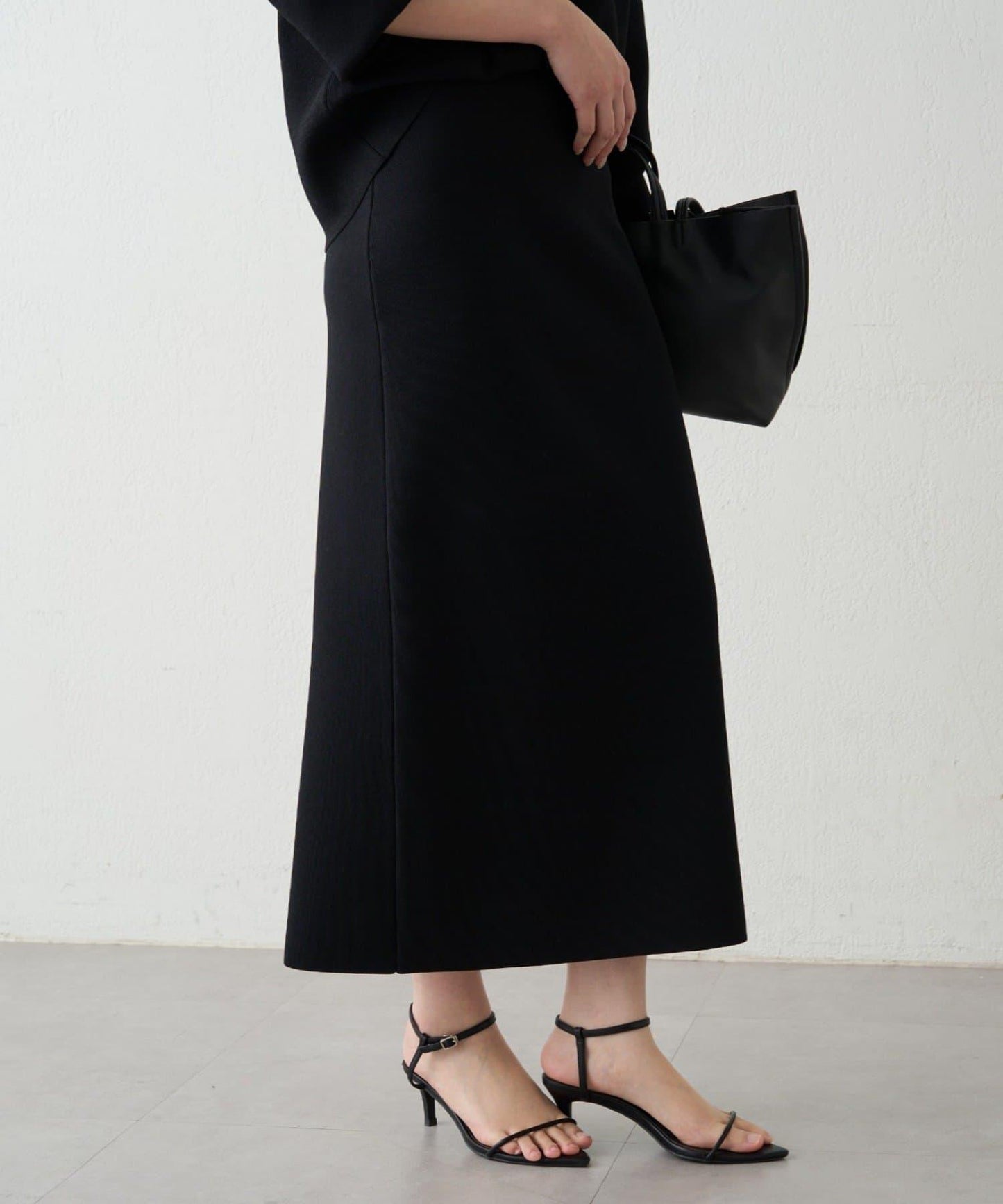 順滑針織修身半身裙