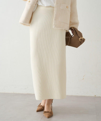 順滑針織修身半身裙