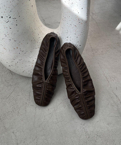 CAPRICIEUX LE'MAGE 褶皺設計 軟質 平底鞋