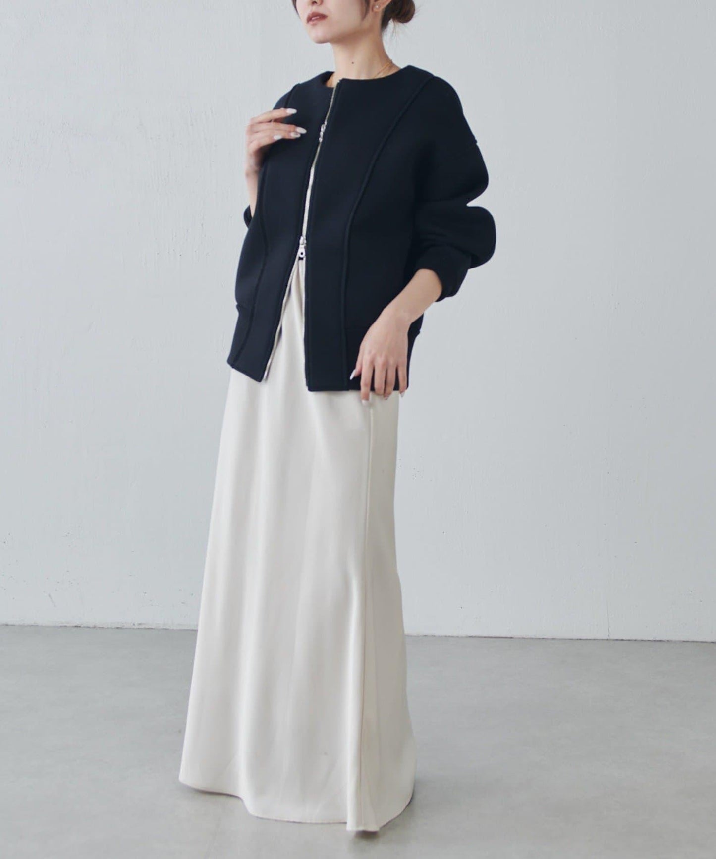 Lui's 雙層提花短夾克