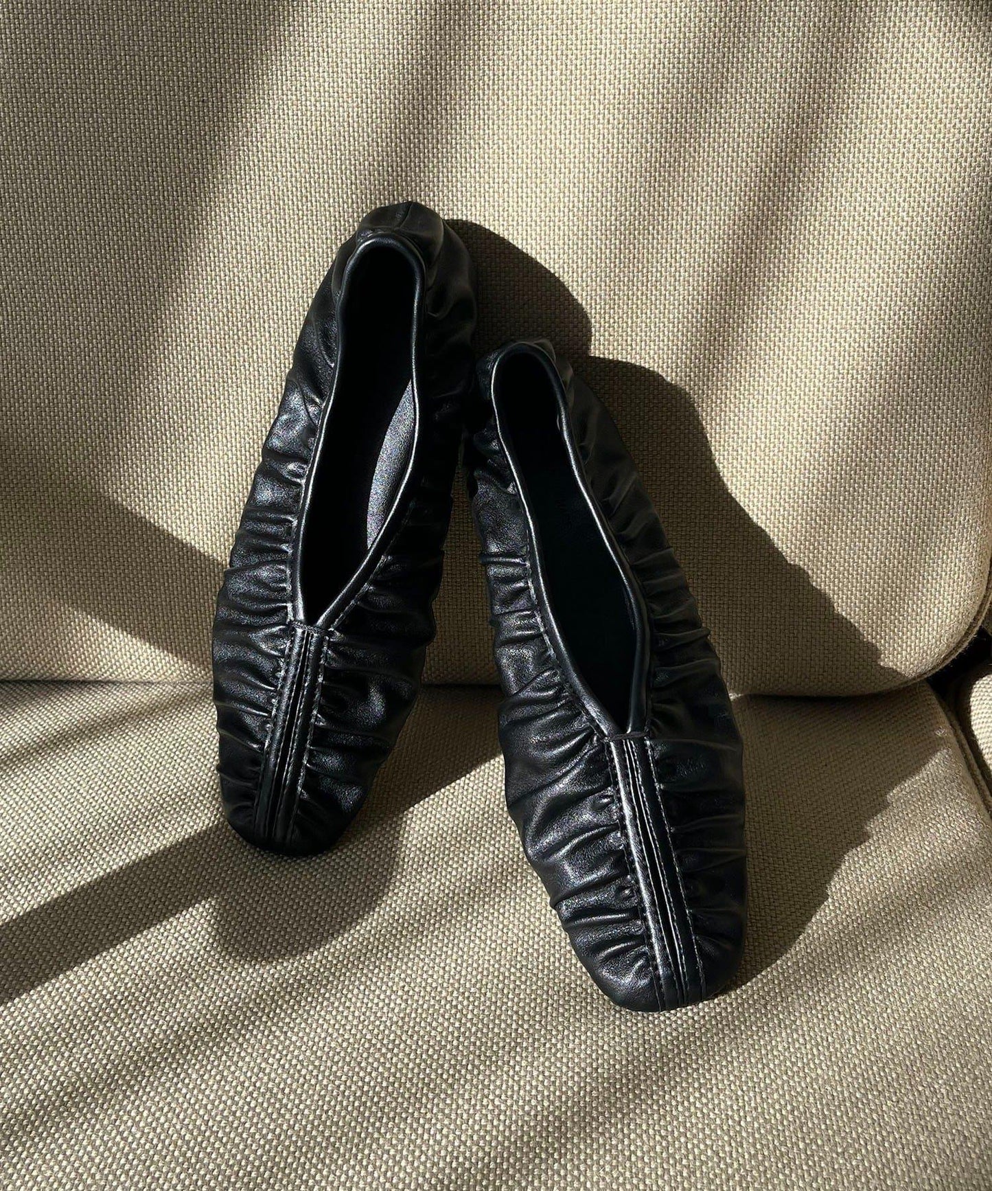 CAPRICIEUX LE'MAGE 褶皺設計 軟質 平底鞋