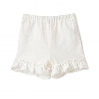 褲腳荷葉邊短款打底褲