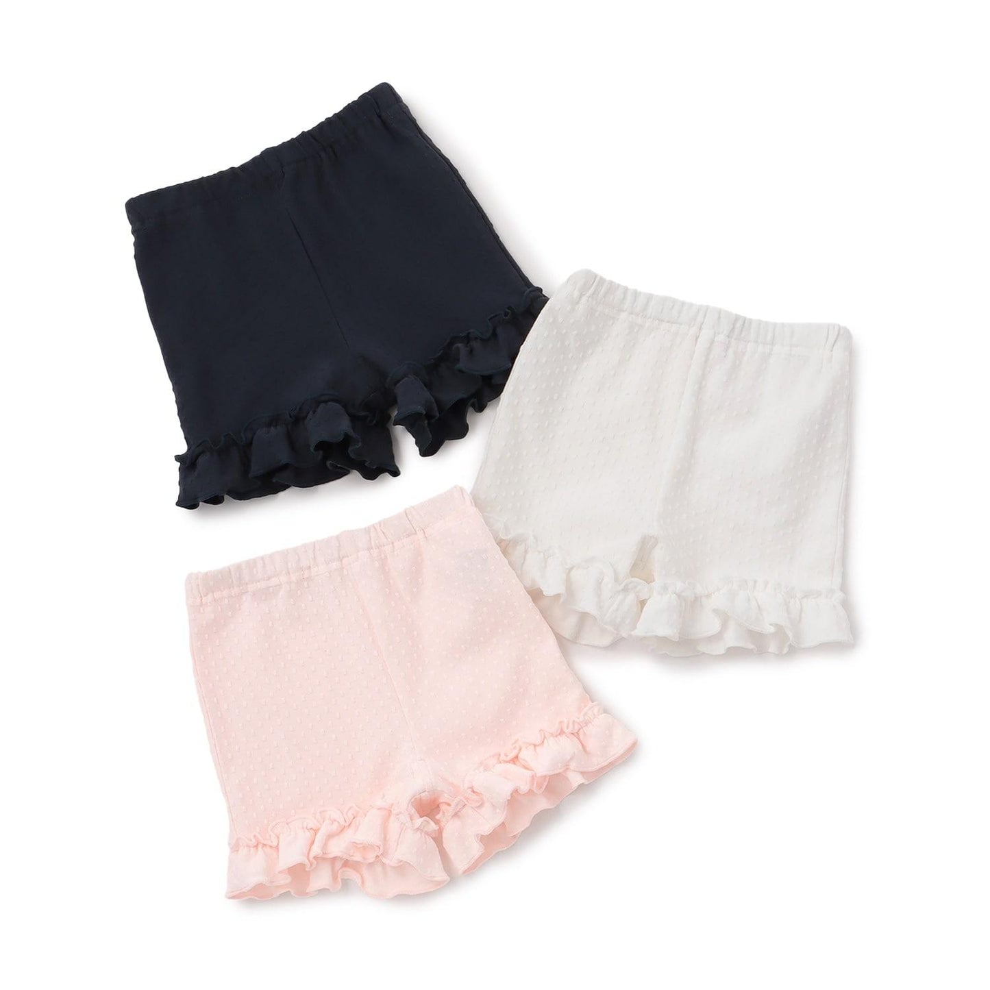 褲腳荷葉邊短款打底褲