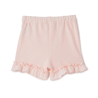 褲腳荷葉邊短款打底褲