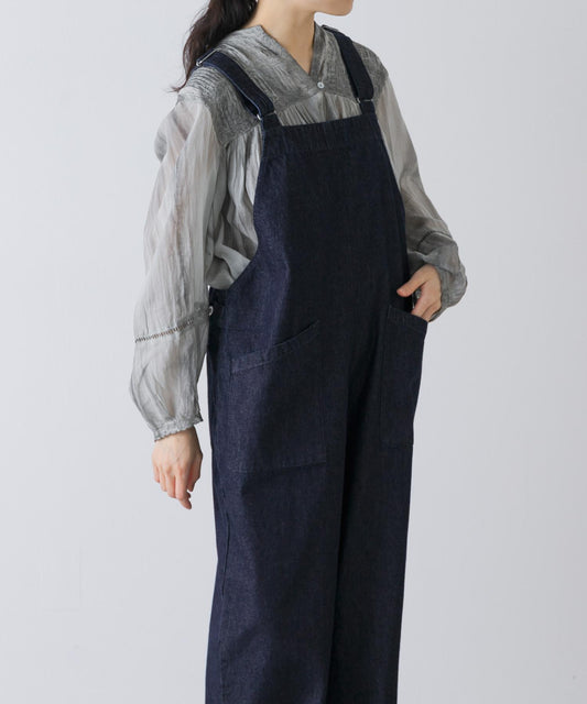 顏料染色褶襉設計襯衫