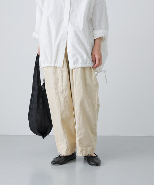 寬鬆廓形 棉麻面料 褲子