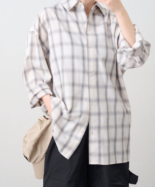 NUNIFE 格紋襯衫