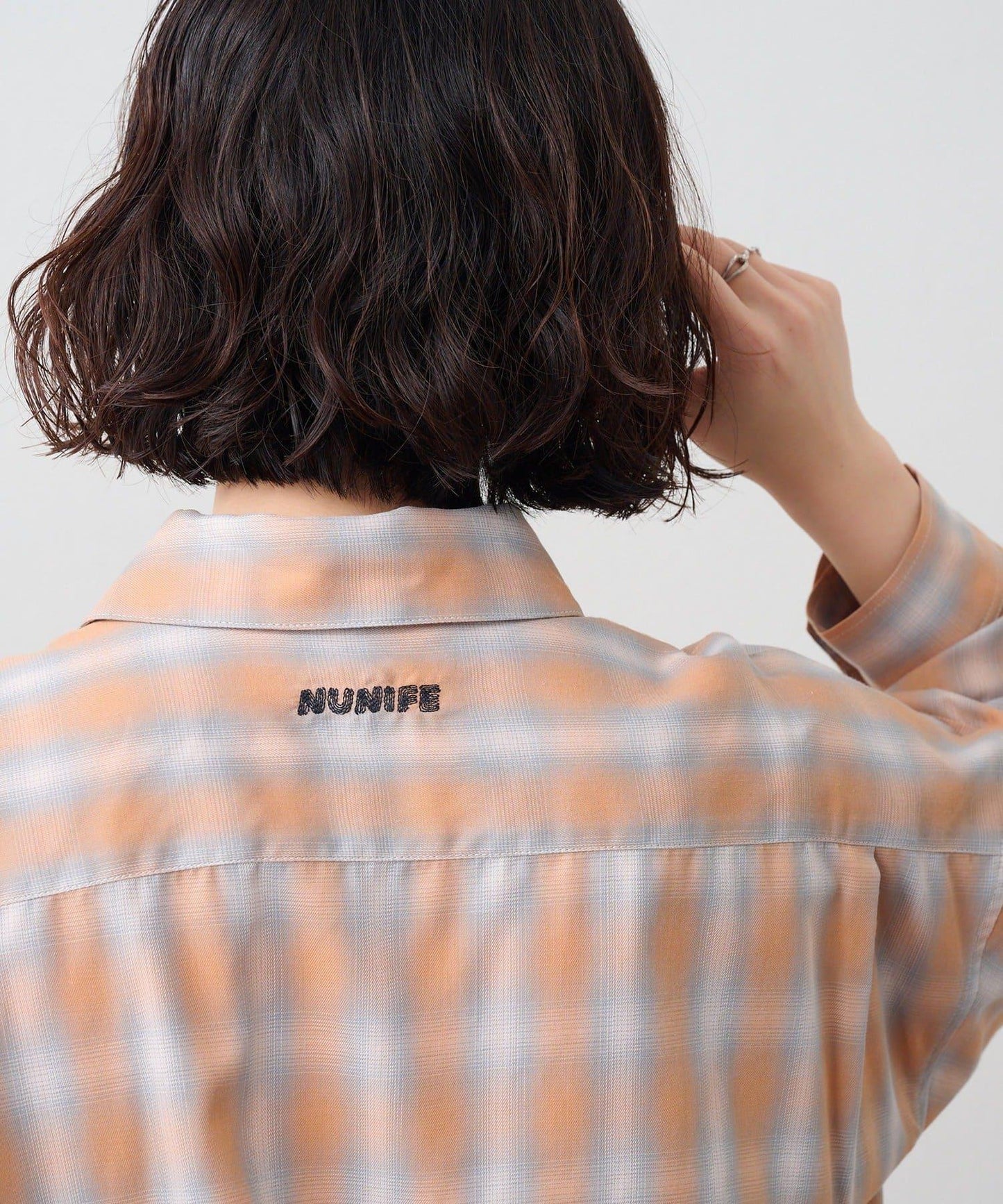 NUNIFE 格紋襯衫