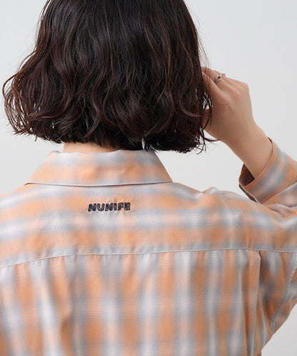 NUNIFE 格紋襯衫