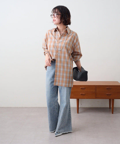 NUNIFE 格紋襯衫