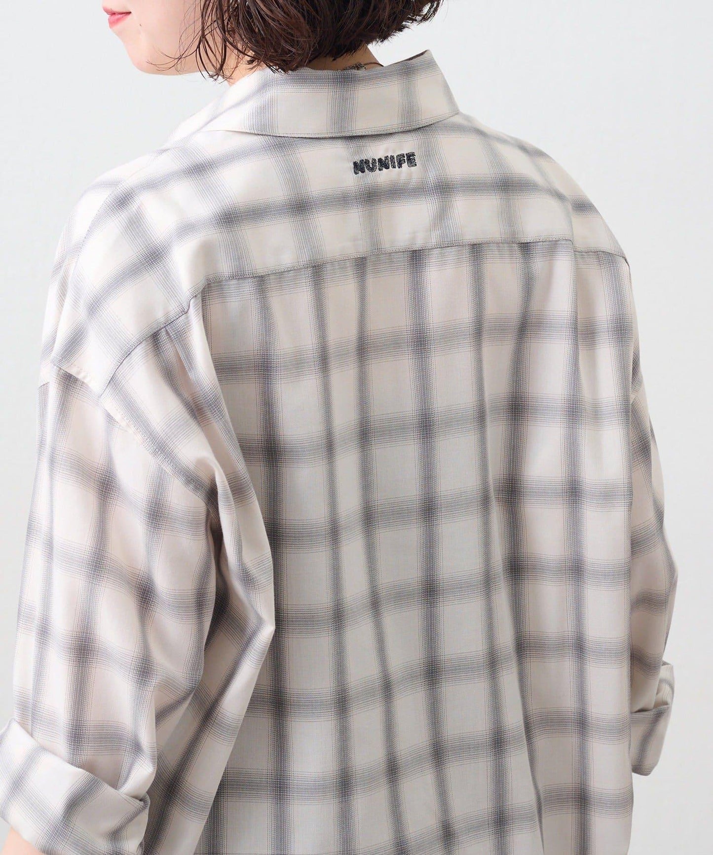 NUNIFE 格紋襯衫