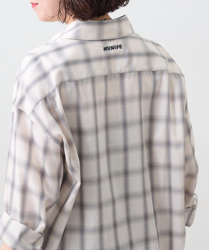 NUNIFE 格紋襯衫