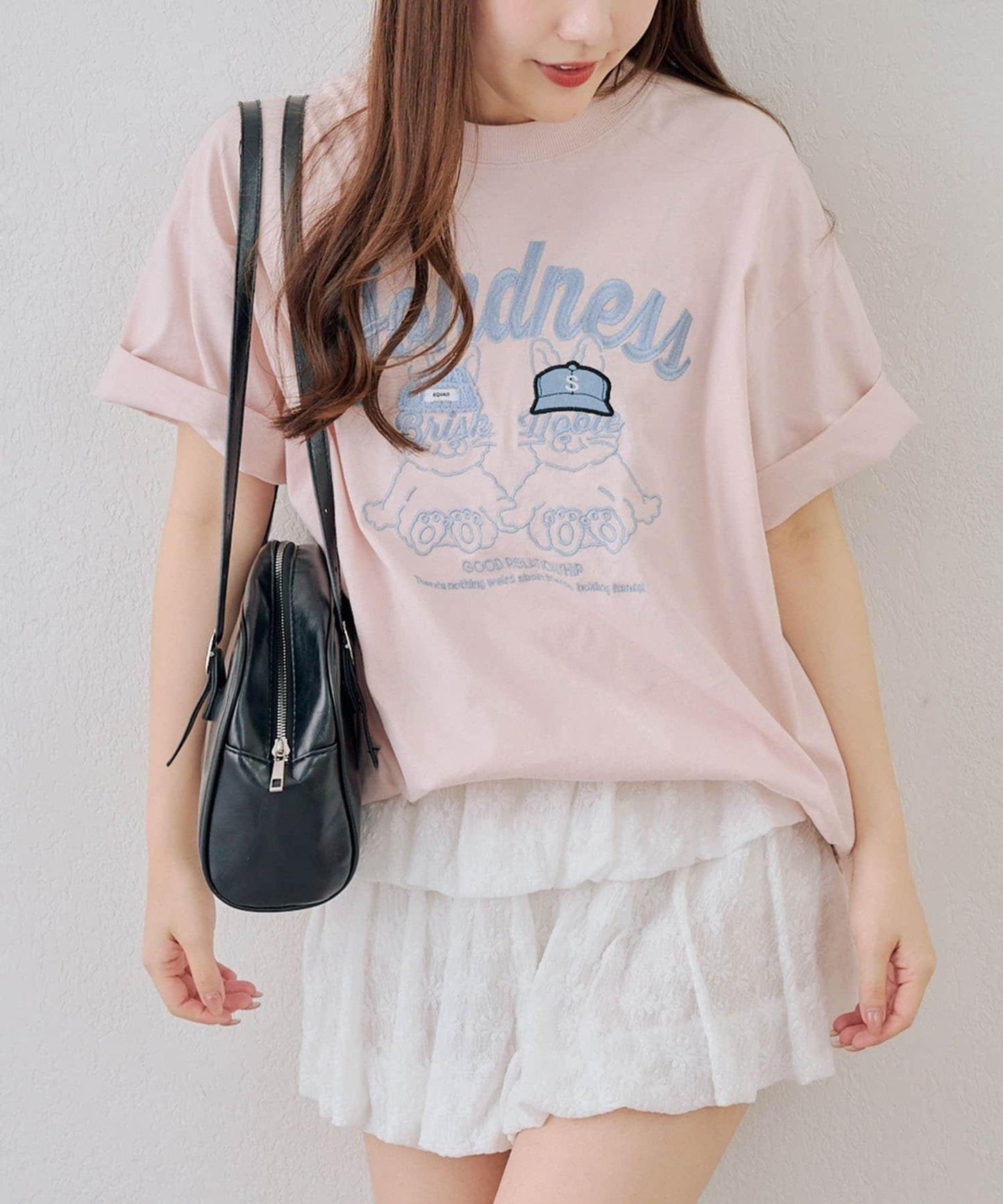 ANOTHER BRANCH 兔子針織帽圖案T恤